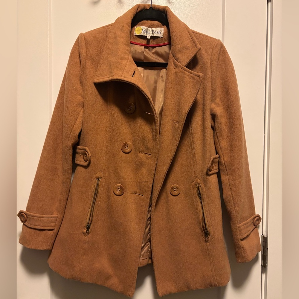 Camel Brown Peacoat